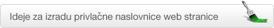 Ideje za izradu privlačne naslovnice web stranice