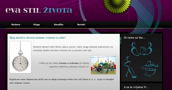 Eva stil života