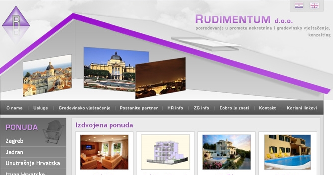 Rudimentum d.o.o.  - posredovanje u prometu nekretninama