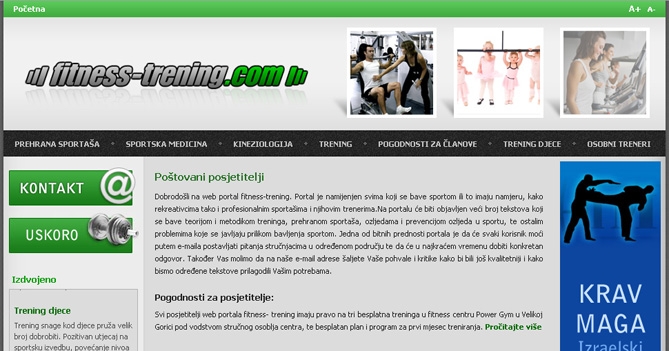 Fitness trening