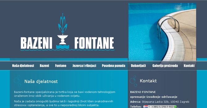 Bazeni fontane