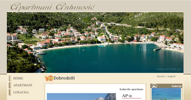 Apartmani Antunović