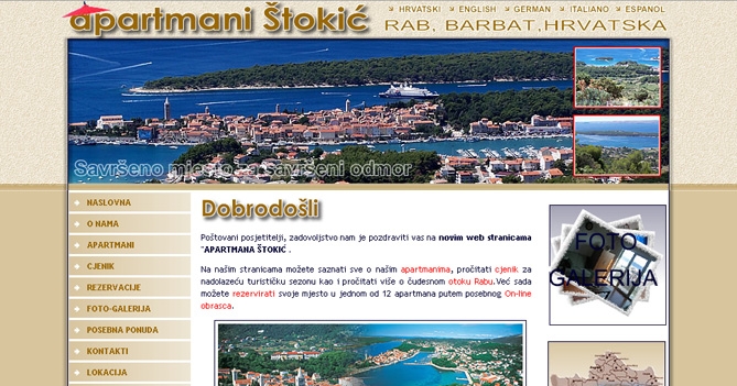 Apartmani Štokić Barbat Rab