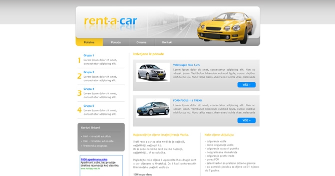Rent a car Pribolšan