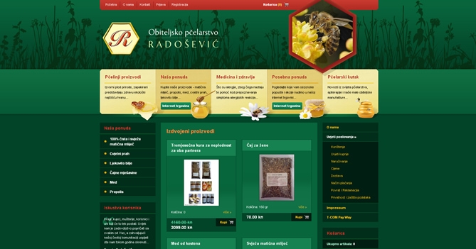 Pčelarstvo Radošević-internet trgovina
