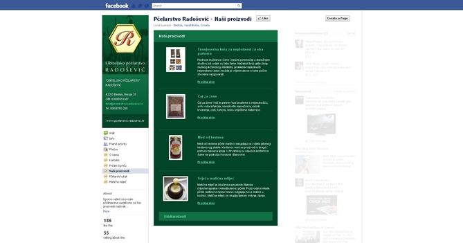 Facebook - Pčelarstvo Radošević
