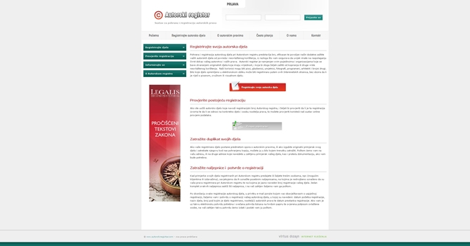 Autorski registar