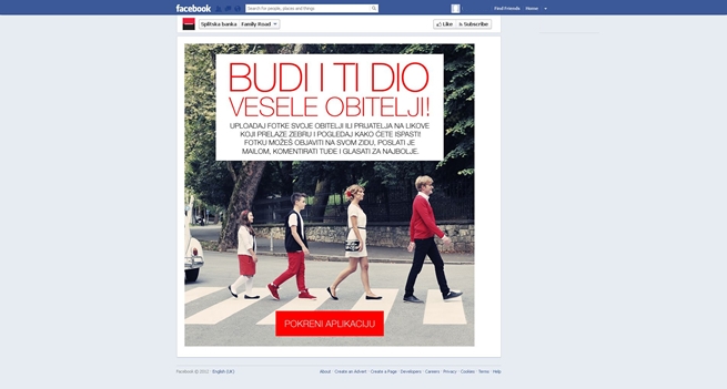Facebook aplikacija - Splitska Banka