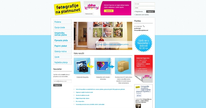 Fotografije na platnu