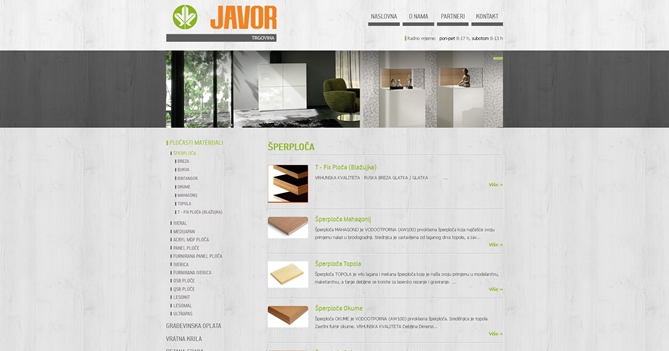 Javor trgovina