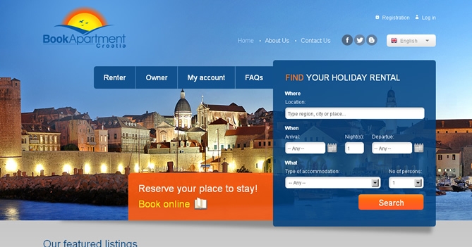 Book Apartment Croatia