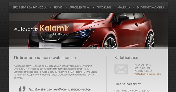 Autoservis Kalamir