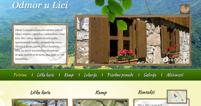 Odmor u Lici