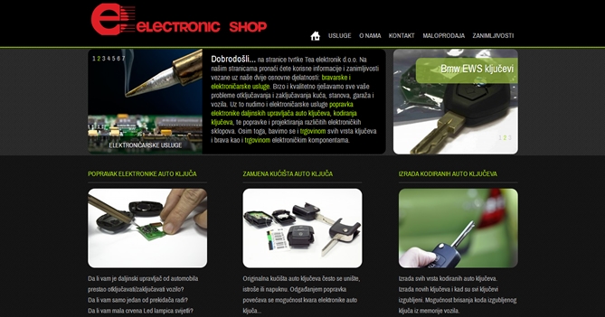 Electronic Shop