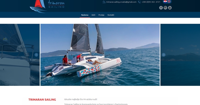 Trimaran Sailing