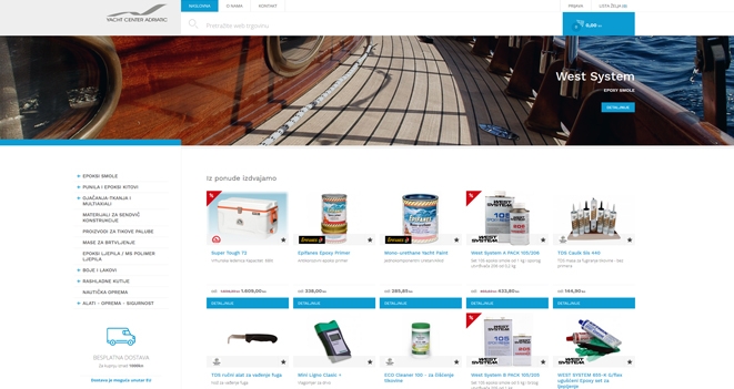 Yacht centar Adriatic shop