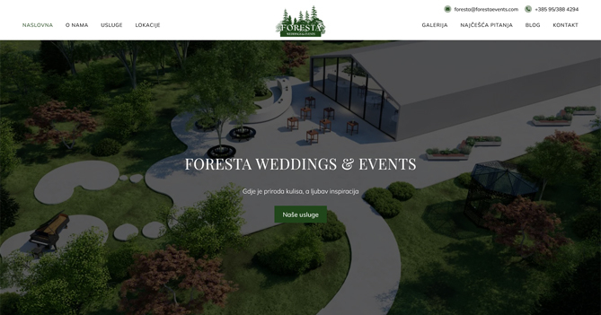 FORESTA WEDDINGS & EVENTS